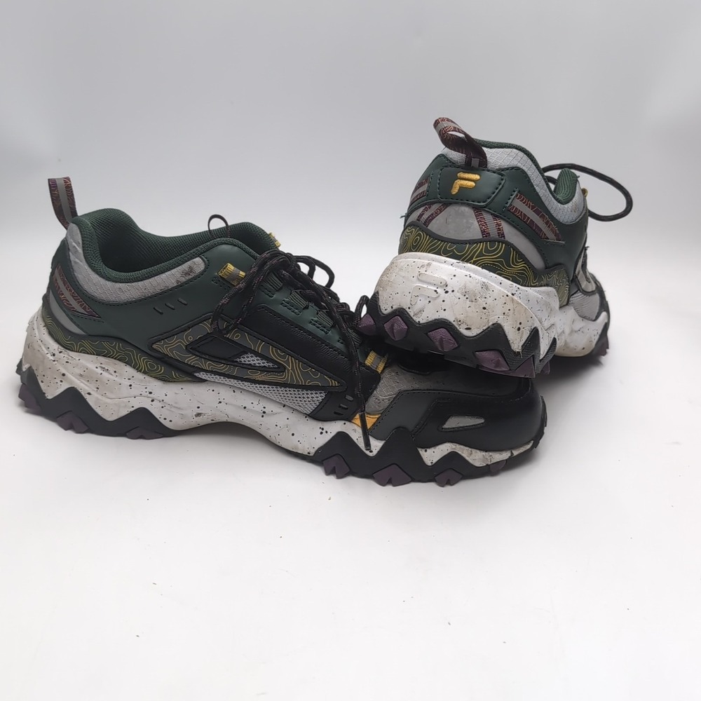 Fila Oakmont TR Mid Men's Sneakers Green Hiking 11.5 Men's Outdoor